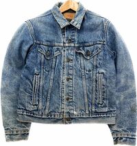 80s ☆ LEVIS ☆ 70506 -0315 渋い風合い◎ 裏フェルトライナー デニムジャケット 40 アメカジ ストリート USA製 古着 リーバイス■CD228_画像2