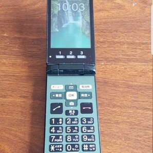 SIMロック解除済 KYF36 かんたんケータイ 送料無料 auSIMフリーガラホ グリーン 緑 楽天 携帯ガラケー 京セラ○ その118