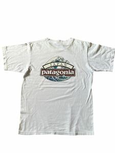 ★★★vintage 白タグ patagonia パタゴニア OD BOX 別注 限定 JAPAN 北斎ウェーブ&富士山 Tシャツ S 白★★★