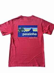 ★★★vintage us製 patagonia パタゴニア pataloha パタロハ Honolulu Hawaii ビックバックロゴTシャツ S 赤★★★