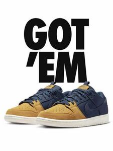 【27.5cm(US9.5)】NIKE DUNK SB LOW DESERT OCHRE and MIDNIGHT NAVY ロー HIGH JORDAN ジョーダン supreme ダンク デザートオークル 新品