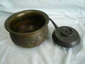 中国美術　中国　銅製　茶器　建水・水注　中古品　当時物　