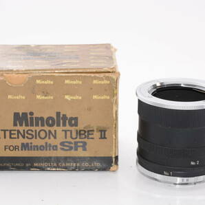 【外観特上級】Minolta SR 中間リングキット EXTENSION TUBE SET Ⅱ #e6798の画像7