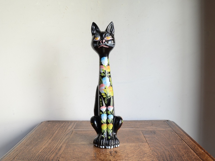 2023年最新】ヤフオク! -アンティーク 猫 置物の中古品・新品・未使用