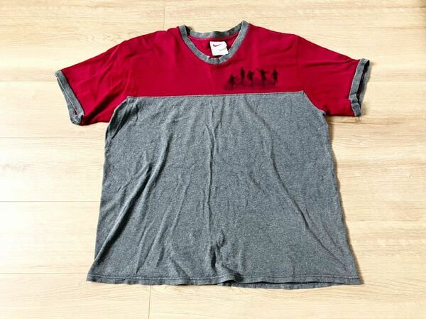 Vintage USA製　NIKE ナイキ Tシャツ ヴィンテージ 古着 vネック　Lサイズ