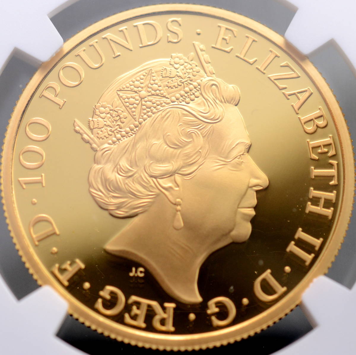 イギリス  ウルトラカメオ バラ アザミ 誕生記念 銀貨