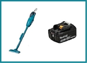 マキタ 18V 充電式クリーナ CL180FDZ(青)+バッテリ(BL1830B)[充電器別売]【カプセル式/トリガスイッチ】