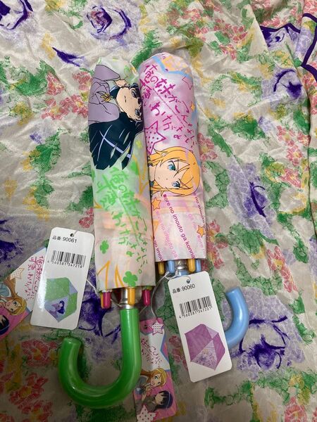 未使用!俺の妹がこんなに可愛いわけがない。折り畳み傘 2種セット 黒猫 桐乃 53cm