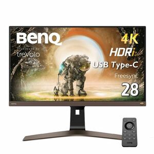 BenQ EW2880U 4K エンターテインメントモニター (28インチ/4K/IPS/HDRi/ 3W x 2 treVoloスピーカー