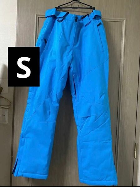 スノーボードウェア スノーパンツ パンツ スノボウエア　ブルー　S