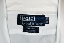 ★★POLO★ラルフローレン★お洒落な白の長袖シャツ　　３８　８０　M_画像7