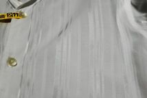 ★JOSEPH HOMME★ ハンサムで印象を与える素敵な白＆光沢白#注目される男を演出できるストライプ #スキッパーカラーのお洒落な長袖シャツ46_画像8