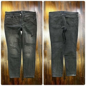 メンズ パンツ GAP ギャップ デニム ジーンズ ブラック グレー 加工 ダメージ 細身 スリム LEGGING FE603 / W31 全国一律送料520円