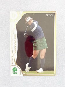 ☆ EPOCH 2022 JLPGA OFFICIAL TRADING CARDS TOP PLAYERS レギュラーカード 28 岡山絵里 ☆