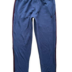 【美品】South2 West8 サウスツーウエストエイト【JO844 Trainer Pant】サイドライン トレイナーパンツMネイビー ×ボルドー