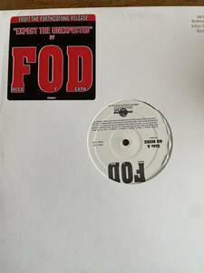 【アングラ、レア盤、ヒップホップ 90s】F.O.D. No More レコード　アナログ