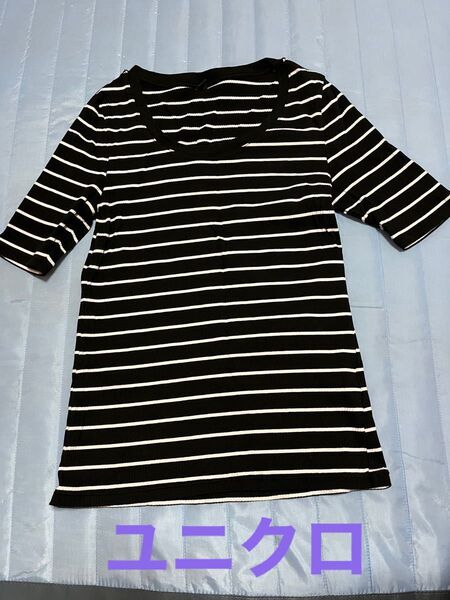 UNIQLO トップス L ボーダー