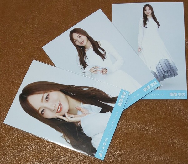 乃木坂46 梅澤美波 ここにはないもの Web限定 生写真 3種 コンプ