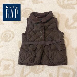 baby Gap * ベビーギャップ キルティングダウンベスト ブラウン