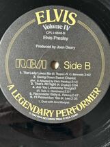 エルヴィスプレスリーレコードELVIS-A LEGENDARY PERFORMERvol.4 US original 1983 RCA CPL1-4848 コレクターズ盤 レア音源集 検ロカビリー_画像6