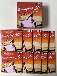 swinging 50's 10CD SET swing music 200 original sound BOX 検スイングミュージック ブライアンセッツァーオーケストラ ロックンロール