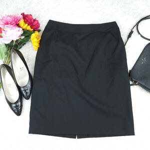 Y9302*NATURAL BEAUTY BASIC Natural Beauty Basic * formal * knee height * skirt * black black *L