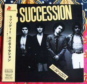 ☆彡紙ジャケ【帯付CD】RCサクセション / ラプソディー →忌野清志郎・1980年4月 東京久保講堂 LIVE・雨あがりの夜空に・よォーこそ