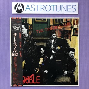 美盤 美品 レア盤 虎舞竜 トラブル Trouble 1982年 LPレコード The Trouble 1982 国内盤 帯付 J-Rock 高橋ジョージ