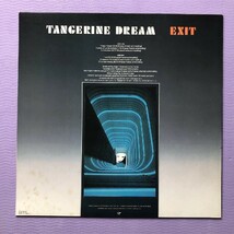 レア盤 タンジェリン・ドリーム Tangerine Dream 1981年 LPレコード Exit 国内盤 オリジナルリリース盤 Techno / electro_画像2