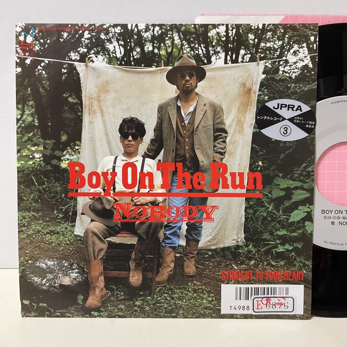 Y109 SCD NOBODY ノーバディ BOY ON THE RUN 8cmシングルCD SCD CDS
