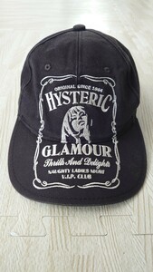 ヒステリックグラマー HYSTERIC GLAMOUR　キャップ　帽子　ウィスキー柄　ブラック　送料無料　7