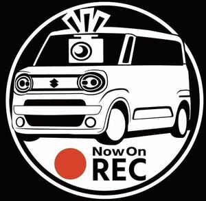 スズキ　ワゴンr スマイル　ドライブレコーダー　ドラレコ　ステッカー　無料車種やカラー変更可能です