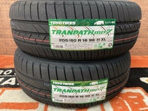 ◆在庫あり!23年製 2本Set TOYOトランパスmp7 205/60R16 96H 205/60-16 タイヤ交換 夏用タイヤ ノア ヴォクシー エスクァイア ハイブリッド