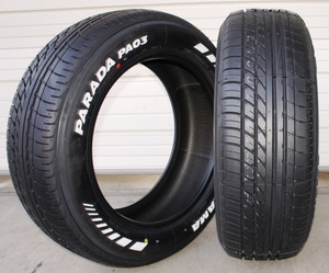 ★ 即納可能! 2023年製 ヨコハマ ホワイトレター PARADA PA03 215/60R17C 109/107S 新品2本SET ★ 個人宅もOK! ☆彡 「出品=在庫OK!」