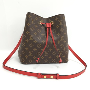 【中古】LOUIS VUITTON ネオノエ ショルダーバッグ 巾着 モノグラム コクリコ M44021