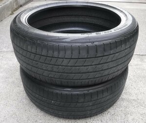 【K362】ラジアルタイヤ2本 225/45R19 DUNLOP ダンロップ LEMANS V 吸音スポンジ付き 2019年 中古 ◆◆個人宅配達不可◆◆