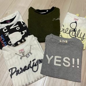 夏！girl'sトップス5点　半袖Tシャツ　他　まとめ売り