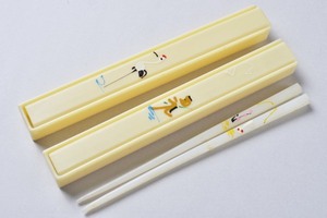 ●昭和レトロ　子供用箸箱　箸　鶴　河童　うさぎ