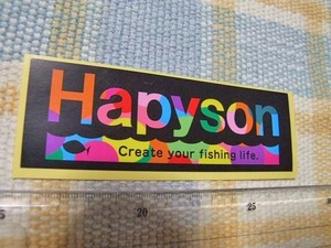 Hapyson/ハピソン/フィッシングライフ/ステッカー/シール/I　※ヤフーショッピングストア/レア物商会・健美堂でも大量出品中！