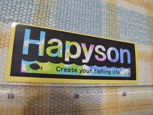 Hapyson/ハピソン/フィッシングライフ/ステッカー/シール/C　※ヤフーショッピングストア/レア物商会・健美堂でも大量出品中！