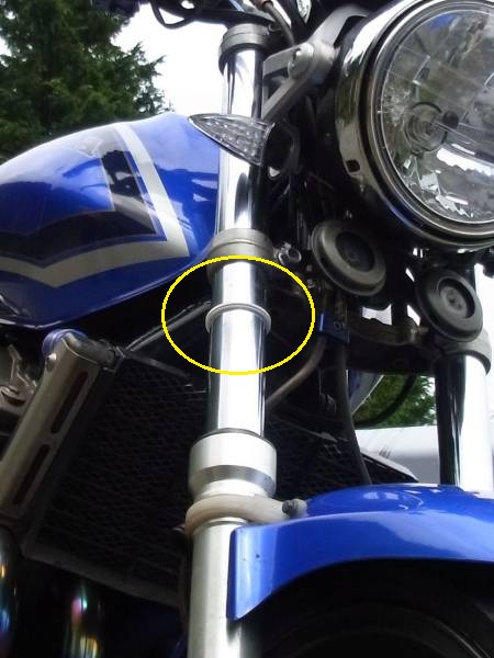 HONDA ADV150(KF38) 倒立フロントフォークKIT(ステム有) ゴールド 新品