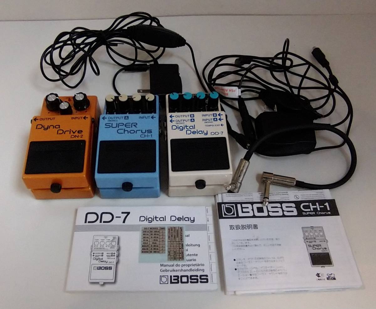 超安い】 エフェクター 3点セット BOSS おまけ付き エフェクター