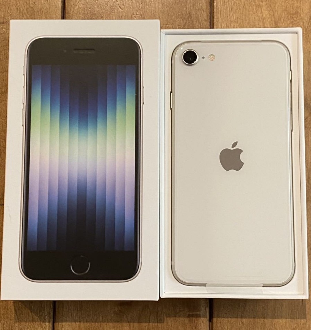 新品未使用 最新 iPhone SE 第3世代 64GB ホワイト SIMフリー｜PayPay 