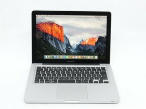 2010年　カメラ内蔵/SSD256GB/4GB/中古 13.3型 1280X800ノートPC CORE2　P8800　 MacBook Pro　A1278 Capitan10.11.6