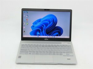 カメラ内蔵/13.3型/中古/ノートPC/Win11/2560x1440　2K　新品SSD256/8GB/4世代i5/FMV　SH75/M　MS　office2021搭載　動作良品