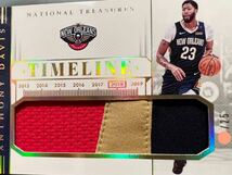 最高級版/25 Jumbo Patch 18 Panini 国宝 Anthony Davis アンソニー・デイビス NBA バスケ Lakers レイカーズ 優勝 All-Star MVP The 75th_画像3