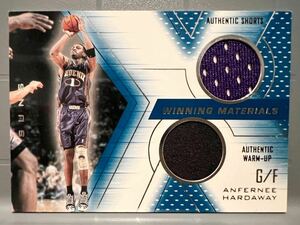 激レア 紫 ショーツ Sorts Jersey 01 Upper Deck Anfernee Hardaway ペニー・ハーダウェイ NBA ユニフォーム Panini バスケ Suns All-star