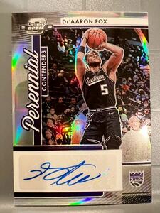 高騰中75枚限定 Prizm Auto 21 Panini Optic De'Aaron Fox ディアロン・フォックス NBA 直筆 サイン バスケ Kings キングス プリズム