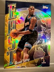 超絶レア 両面 Refactor 1998-99 Topps East West Refractor Shawn Kemp Vin Baker Insert ショーン・ケンプ Panini バスケ リフレクター