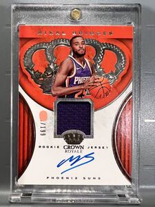 激レア直書/199 RC Auto Jersey 18 Panini Crown Mikal Bridges NBA ミカル・ブリッジズ ルーキー サイン バスケ Nets ブルックリン ネッツ